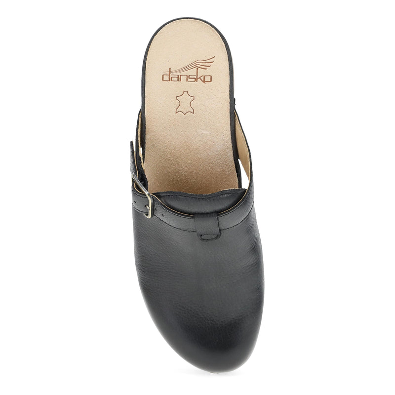 Top image of Leandra Clog Black Leather