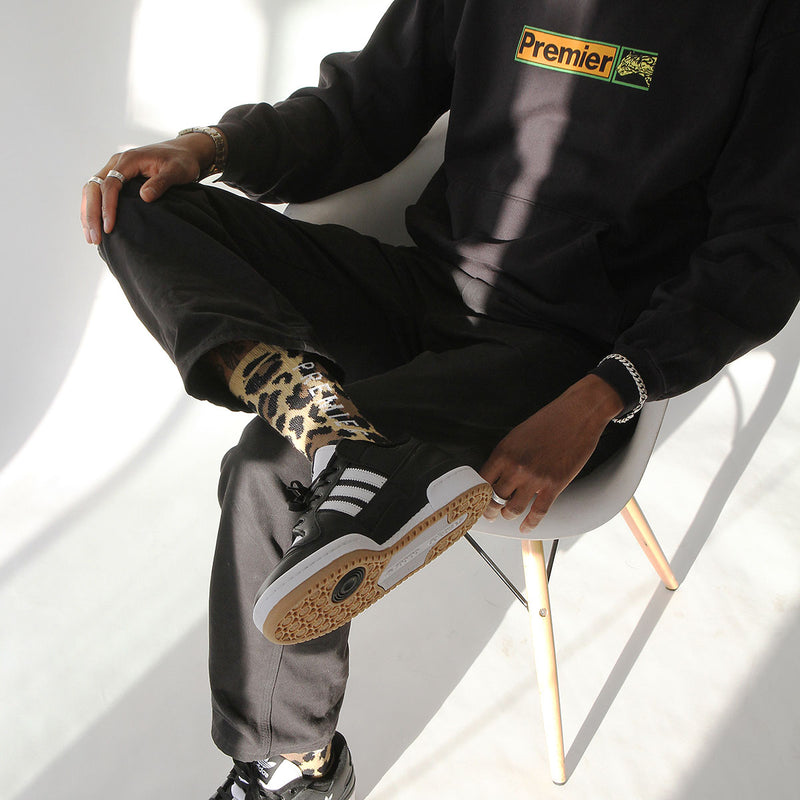 Premier Leopard Crew Sock