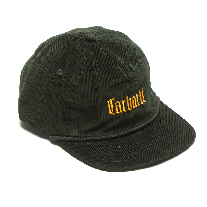 Carhartt WIP Letterman Cap Dark Cedar / Ochre  Edit alt text