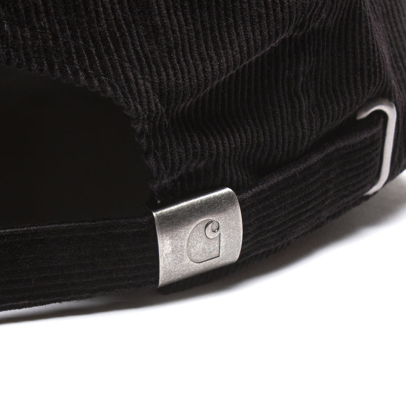 Carhartt WIP Letterman Cap Black / Brick  Edit alt text