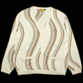 Dime Lightwave Knit Cardigan  Cream