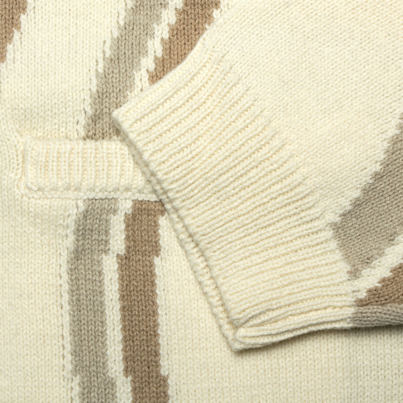 Dime Lightwave Knit Cardigan Cream  Edit alt text