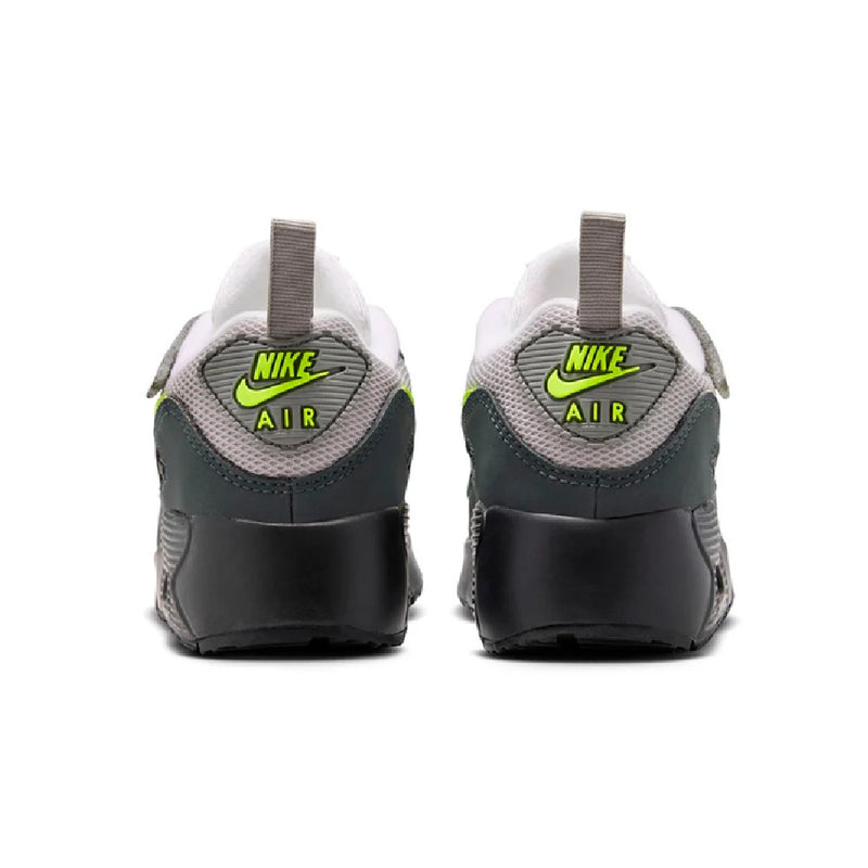 Little Kid's Nike Air Max 90 Black/Neon Yellow-Anthracite (IQ9026 001)