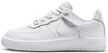 Little Kid's Nike Force 1 Low EasyOn White/White-White (FN0237 111)