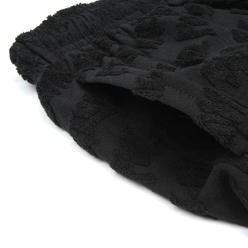 Fucking Awesome Logo Burnout Terry Short : Black