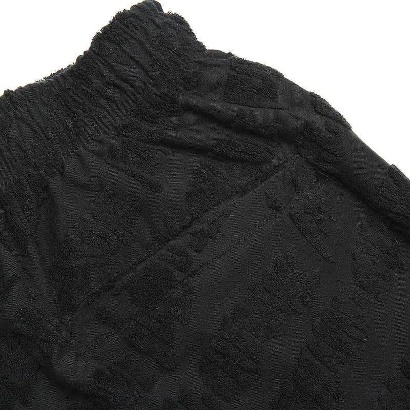 Fucking Awesome Logo Burnout Terry Short : Black