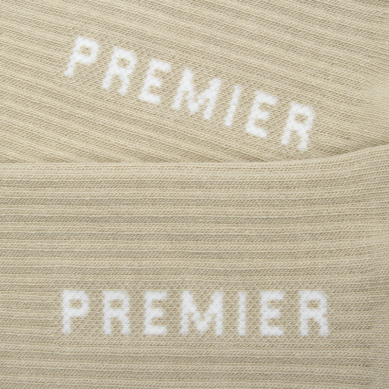 Logo Crew Sock Natural