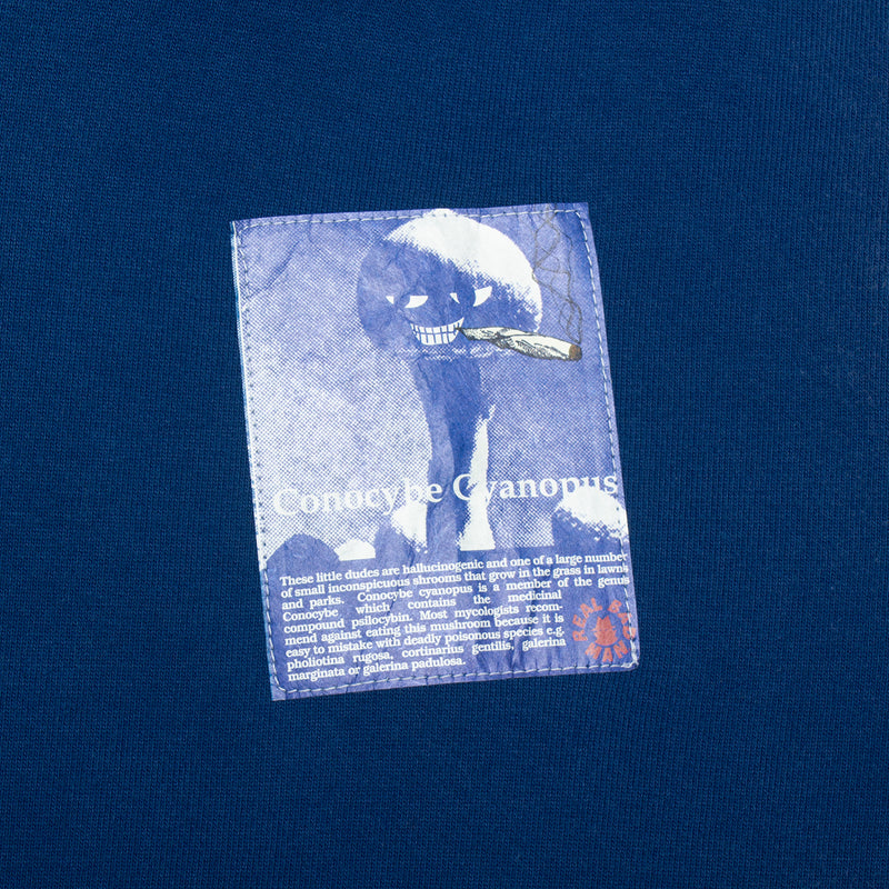 Real Bad Man Lotta Tyvek Hoodie Navy Tie Dye