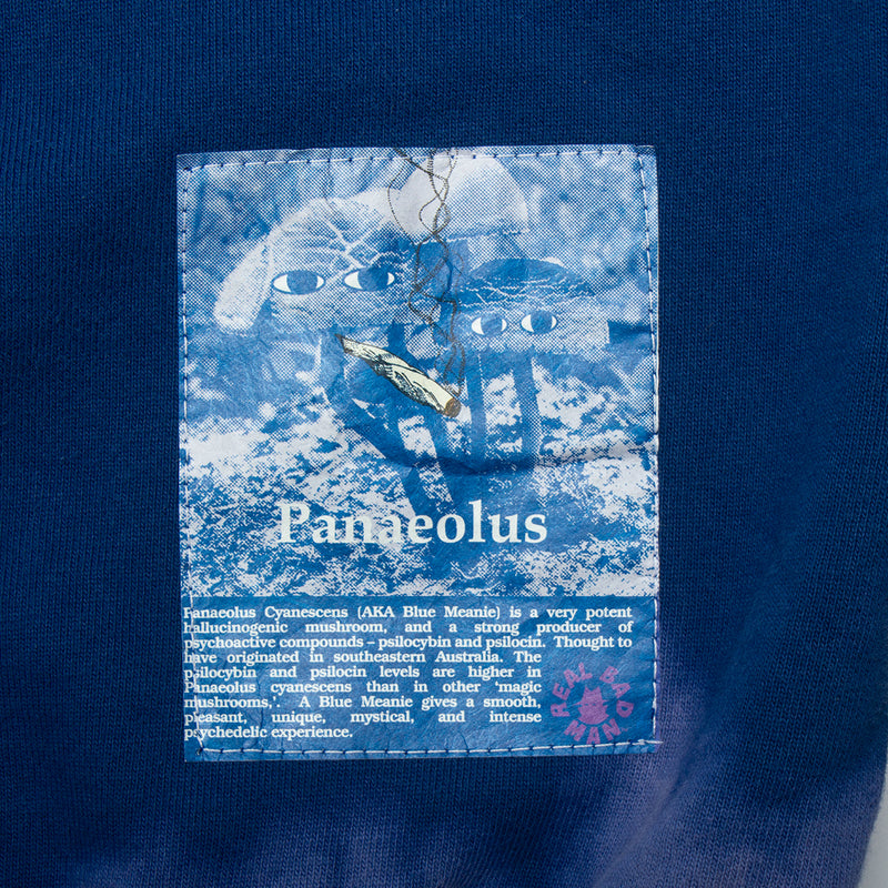 Real Bad Man Lotta Tyvek Hoodie Navy Tie Dye