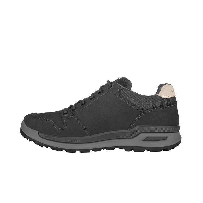 Lowa Locarno GTX Lo Hiking Shoe (Men) - Anthracite Hiking - Low - The Heel Shoe Fitters