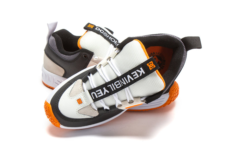 DC Lynx OG x Kevin Bilyeu Style # ADYS100763-BO1 Color : White / Black / Orange