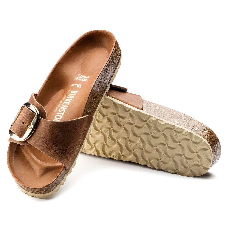 Madrid Big Buckle Cognac Oiled