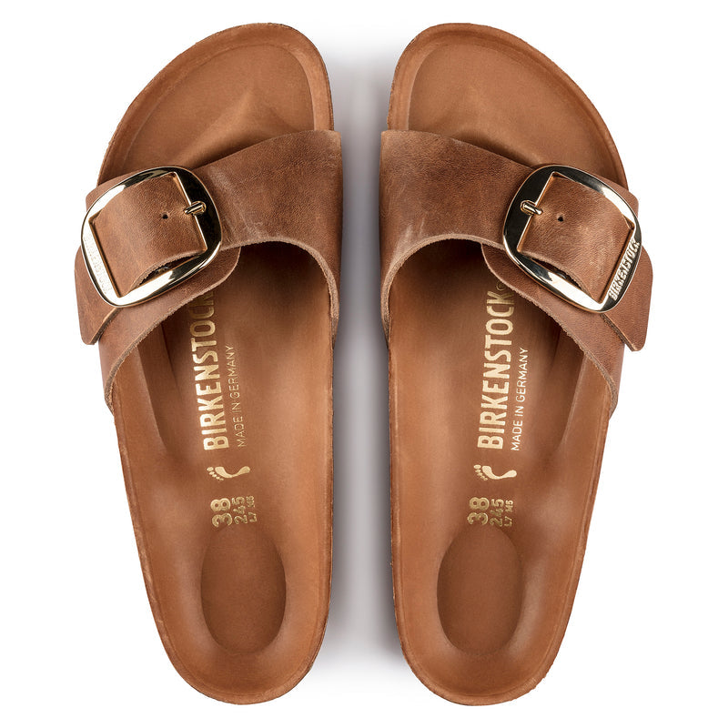 Madrid Big Buckle Cognac Oiled