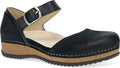 Mae Black Burnished Suede