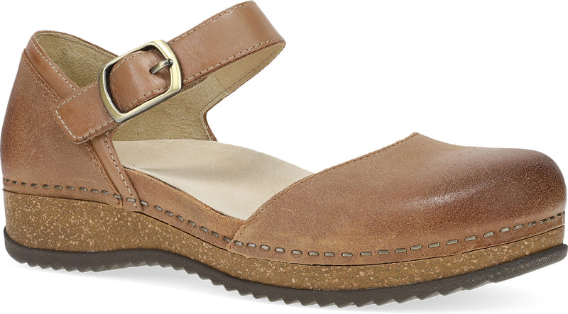 Mae Tan Burnished Suede