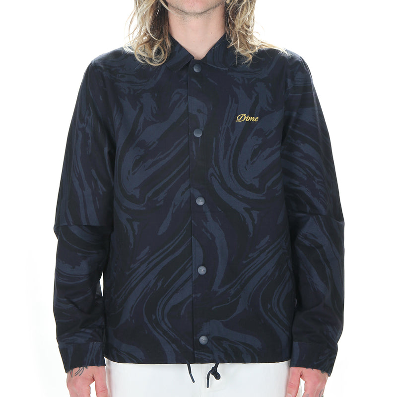 Dime | Marble Coach Jacket Color : Navy