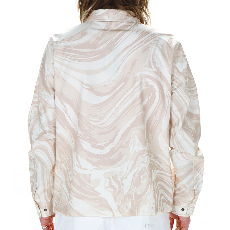 Dime | Marble Coach Jacket Color : Cream