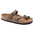 Women's Birkenstock Mayari Birkibuc Regular in Mocha. Sku: 71061