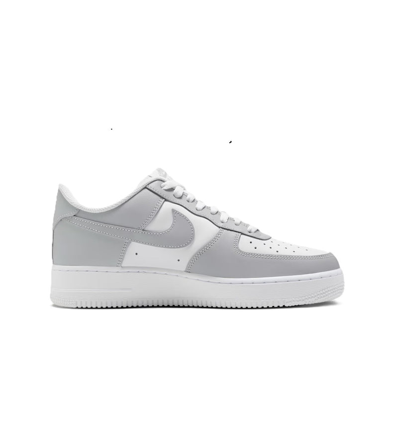 Men's Nike Air Force 1 '07 White/LT Smoke Grey-White (FD9763 101)