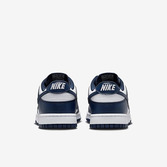 Men's Nike Dunk Low Retro White/Midnight Navy-White (HF5441 107)