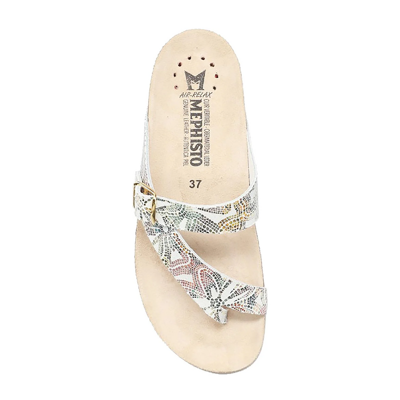 Mephisto Helen Sandal (Women) - Multicoloured Bambou Sandal - Thong - The Heel Shoe Fitters