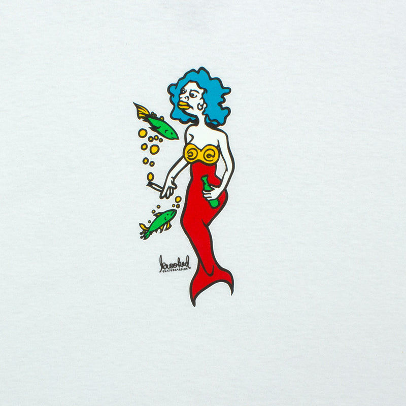 Krooked | Mermaid T-Shirt Color : White