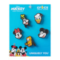 Mickey and Friends elevated metal Jibbitz 5-pack charms with character designs