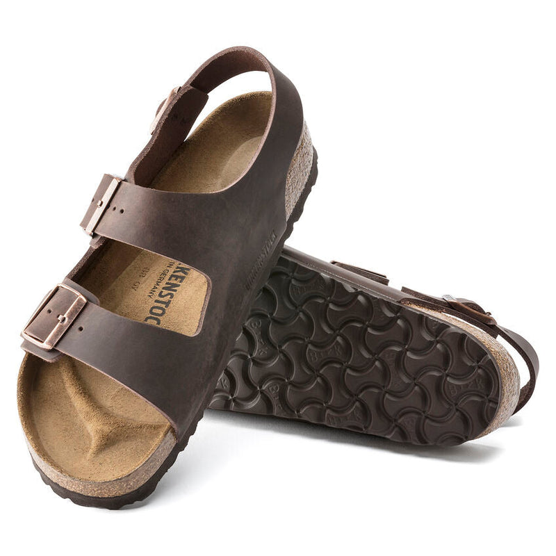 Birkenstock Milano Oiled Leather in Habana