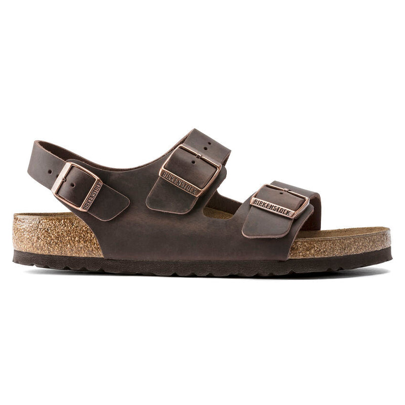 Birkenstock Milano Oiled Leather in Habana