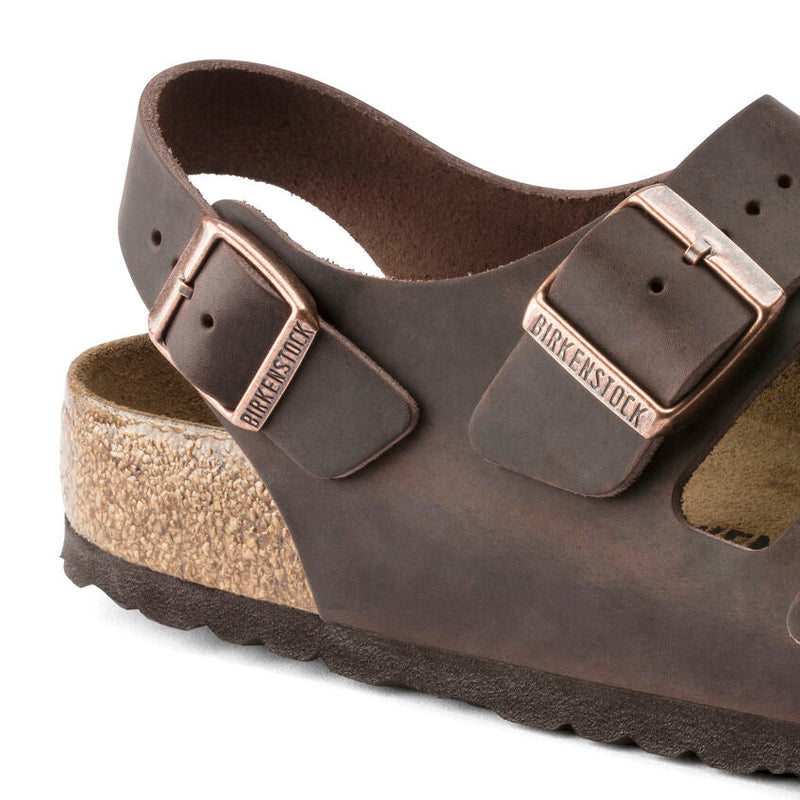Birkenstock Milano Oiled Leather in Habana