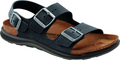 Milano Rugged Men's Black Oiled Leather
