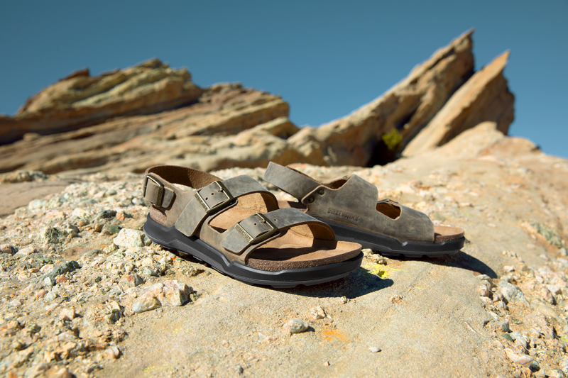 Milano Rugged Men's Khaki Oiled Leather