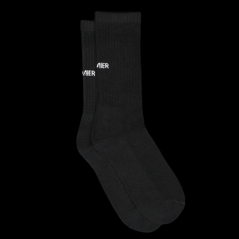 Premier Mini Logo Crew Sock Black