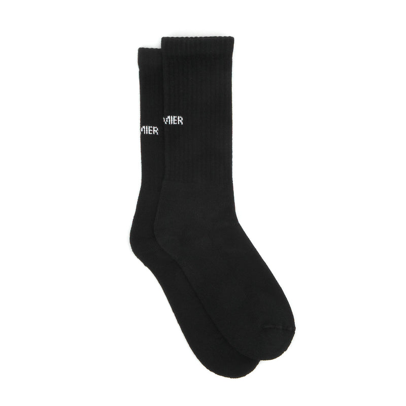 Premier Mini Logo Crew Sock Black