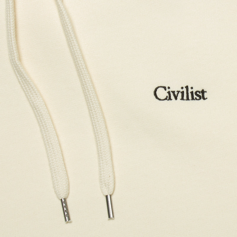 Civilist | Mini Logo Hoodie Color : Pristine