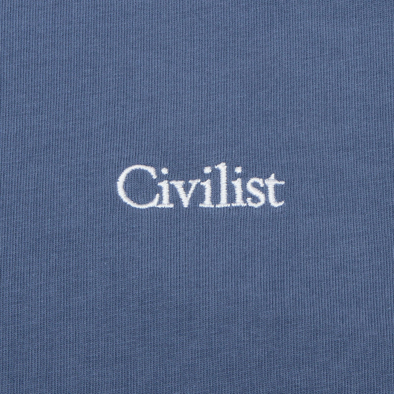 Civilist Mini Logo T-Shirt Faded Navy