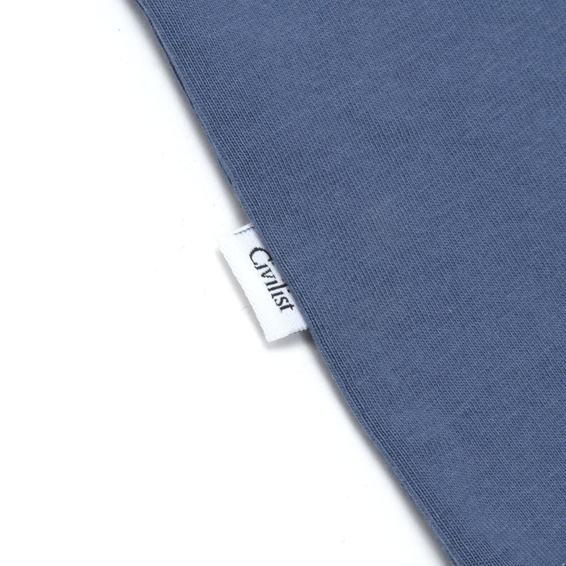Civilist Mini Logo T-Shirt Faded Navy