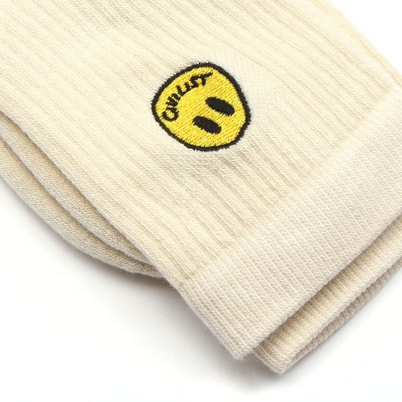 Civilist Mini Smiler Sock Off White