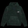 By Parra Mirrored Flag Logo Polar Fleece Hooded Pullover - Pine Green