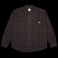 Polar | Mitchell L/S Flannel Shirt Color : Navy / Brown