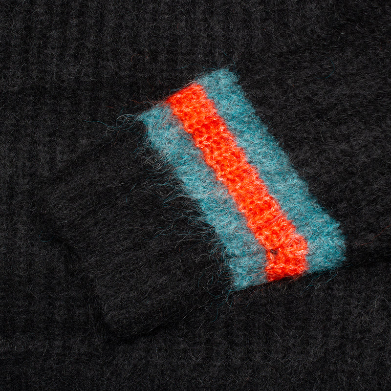 Stussy Mohair Tennis Sweater - Black