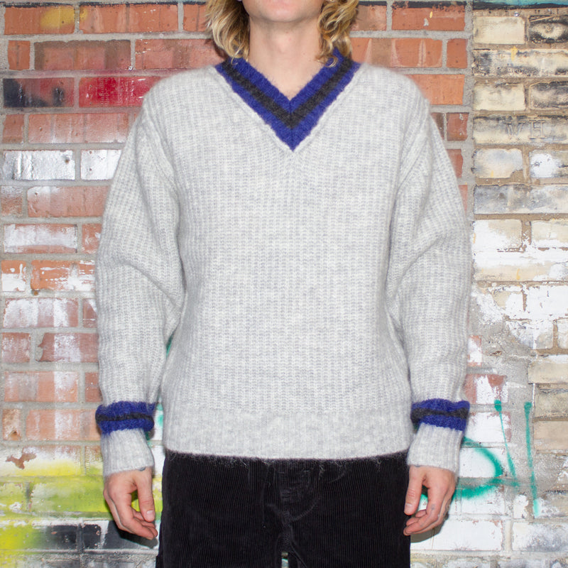 Stussy Mohair Tennis Sweater - Ash