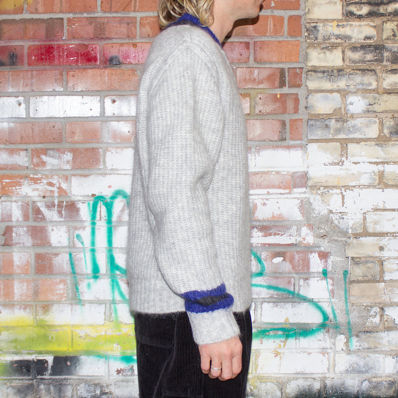 Stussy Mohair Tennis Sweater - Ash