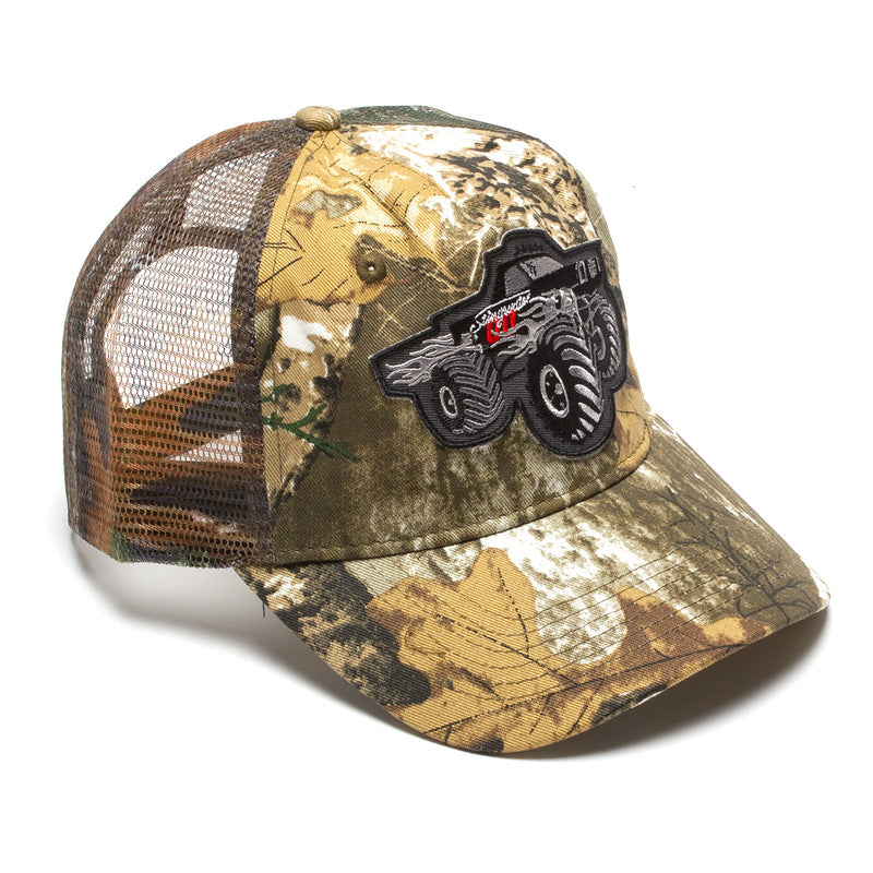Stingwater Monster Truck Trucker Hat  Nightshade Camo