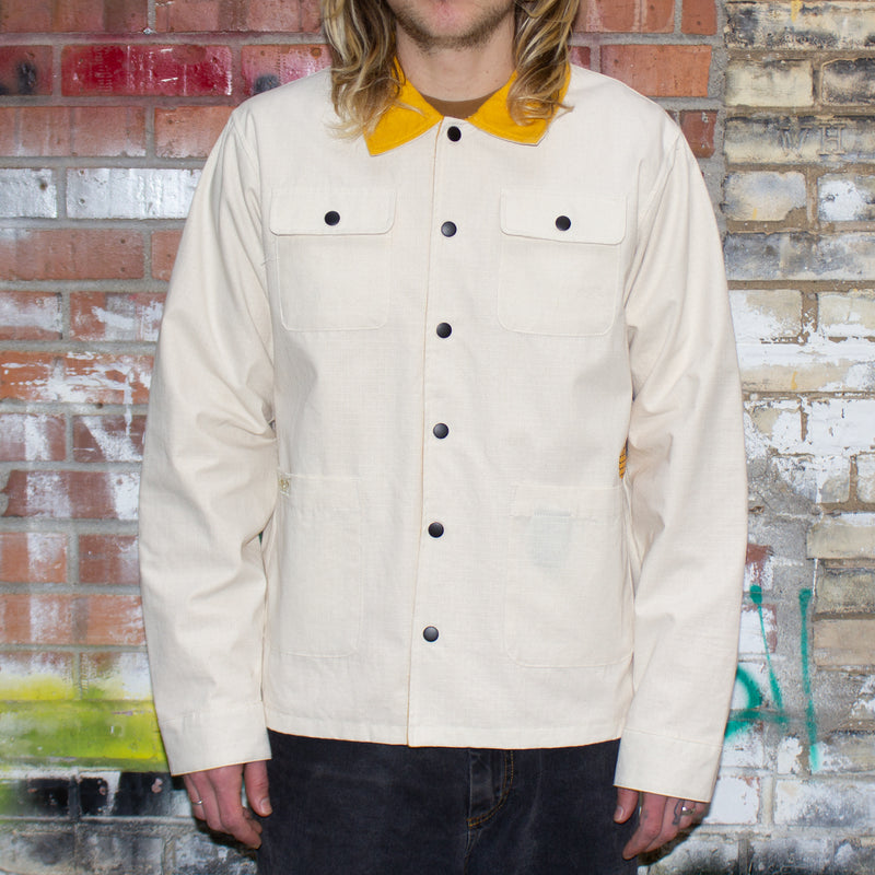 Krooked Moonsmile Raw Reversible Jacket Color : Natural / Gold