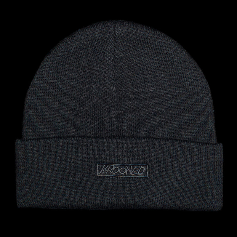 Krooked Moonsmile Script Beanie Color : Black