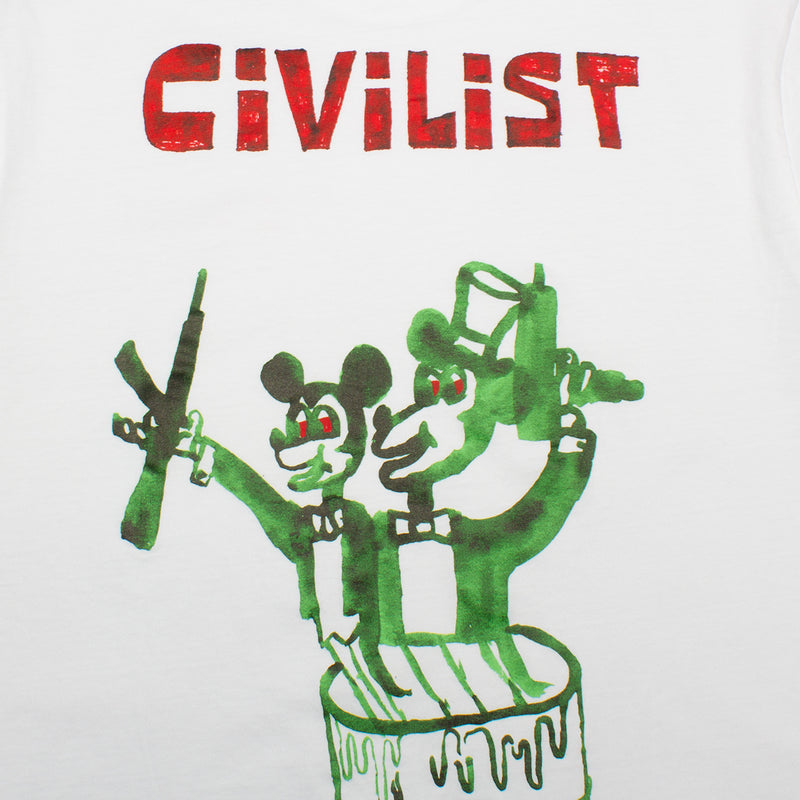Civilist | Mouse T-Shirt Color : White