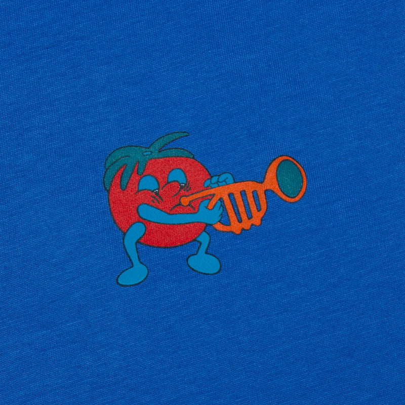 Tired Music S/S T-Shirt Royal Blue  Edit alt text