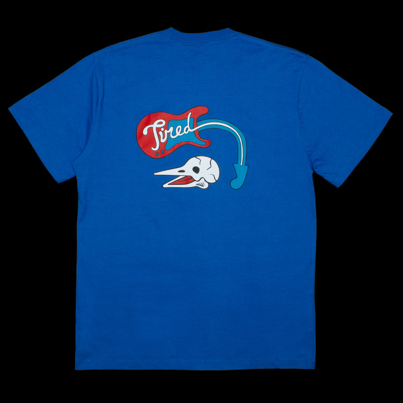 Tired Music S/S T-Shirt Royal Blue  Edit alt text