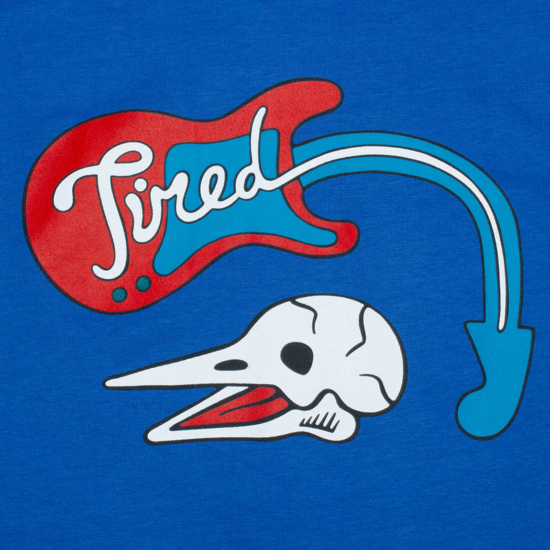 Tired Music S/S T-Shirt Royal Blue  Edit alt text